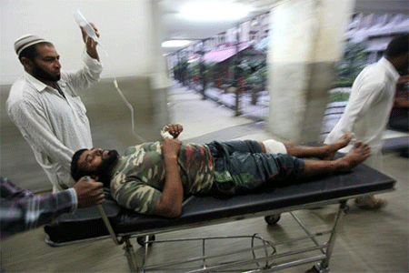 un herido en los enfrentamientos fronterizos Enfrentamientos en la frontera entre Pakistán e India